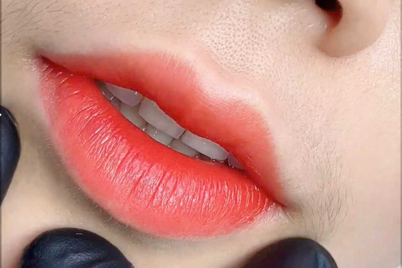 Lip Blush Before and After